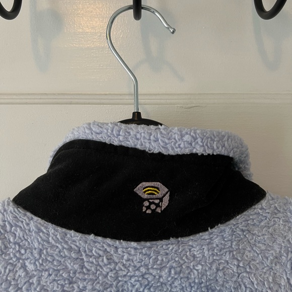 Mountain Hardwear Fleece Jacket Lavender/Arctic Blue Color - Picture 6 of 9